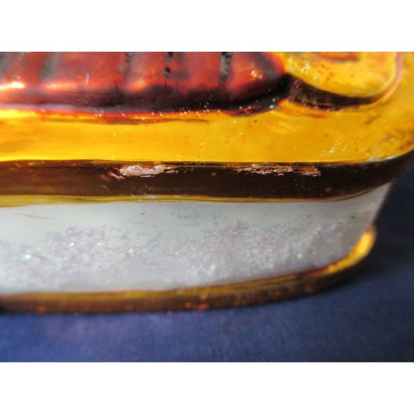 Vintage Christopher Radko Mercury Style Glass Santa On Sleigh w/ Bottle Ornament - Picture 11 of 12